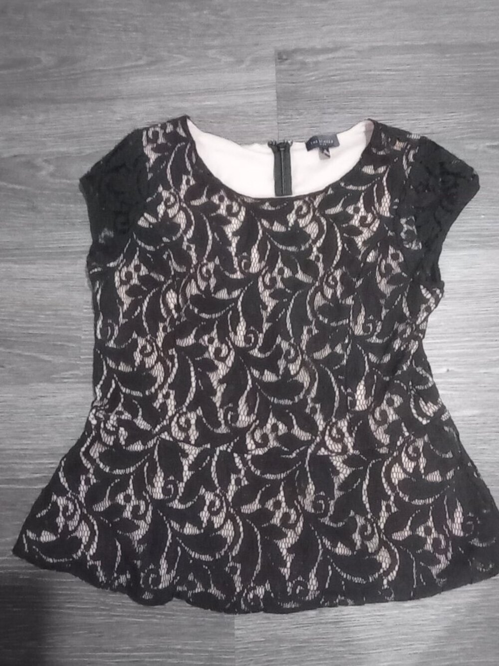 The Limited black lace blouse size M